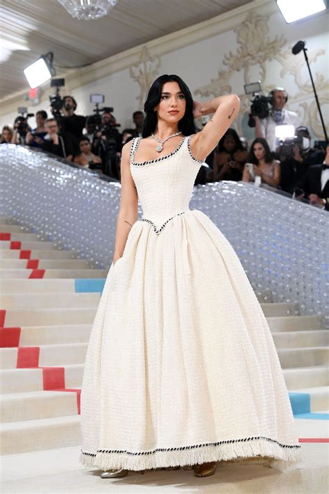 ISO similar wedding dress to Dua Lipa’s 2023 Chanel Met Gala dress